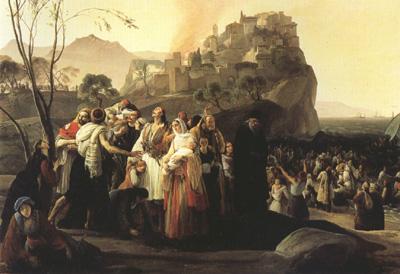 Francesco Hayez The Refugees of Parga (mk22)